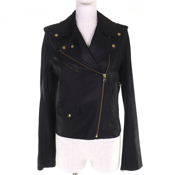 Excellent Ballet by BACKLASH Leather jacket black Goat leather Women 18-9-JK-07L