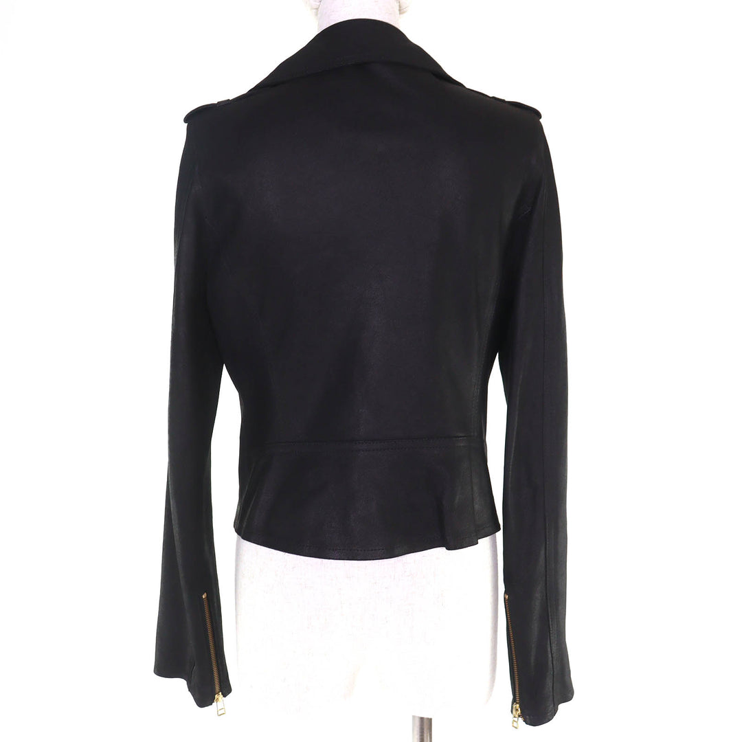 Excellent Ballet by BACKLASH Leather jacket black Goat leather Women 18-9-JK-07L