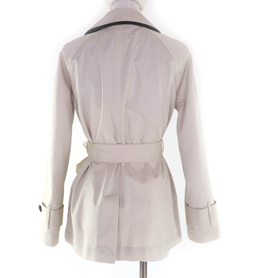 Great COACH coat Ivory cotton Women XS 888-262-6224