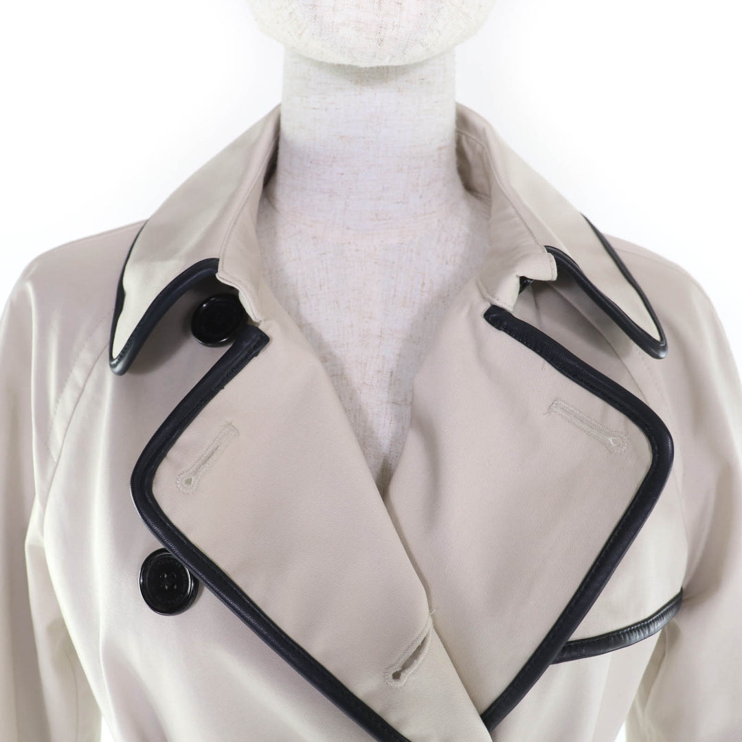 Great COACH coat Ivory cotton Women XS 888-262-6224