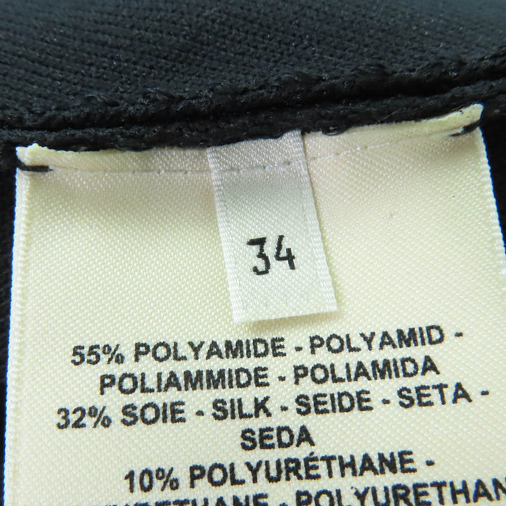 Excellent HERMES tops Cropped length Sleeveless black Nylon Women 34 2E2640DQ