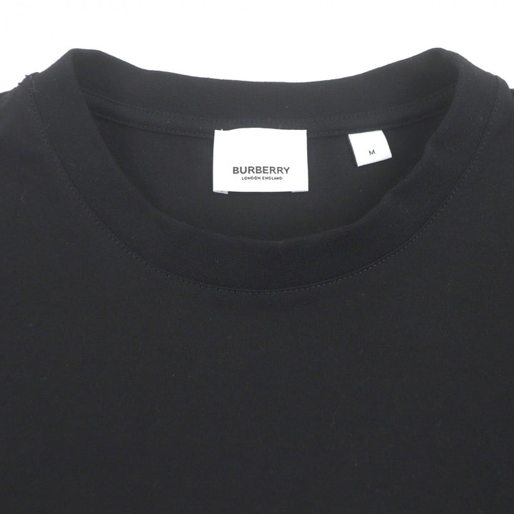 Great BURBERRY Short sleeve T-shirt black cotton mens M 8040764