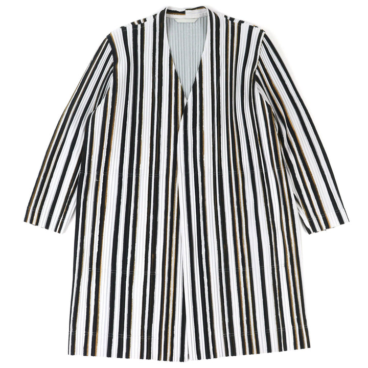 Excellent HOMME PLISSE ISSEY MIYAKE Jacket V-neck long cardigan 1 HP91JD212
