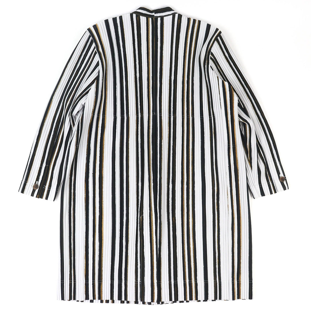 Excellent HOMME PLISSE ISSEY MIYAKE Jacket V-neck long cardigan 1 HP91JD212
