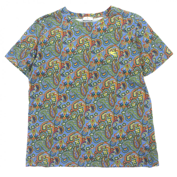 Great ETRO Short sleeve T-shirt Multi cotton mens 44 211-14516-9479