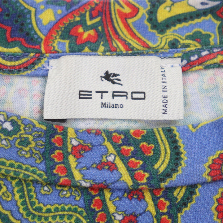 Great ETRO Short sleeve T-shirt Multi cotton mens 44 211-14516-9479
