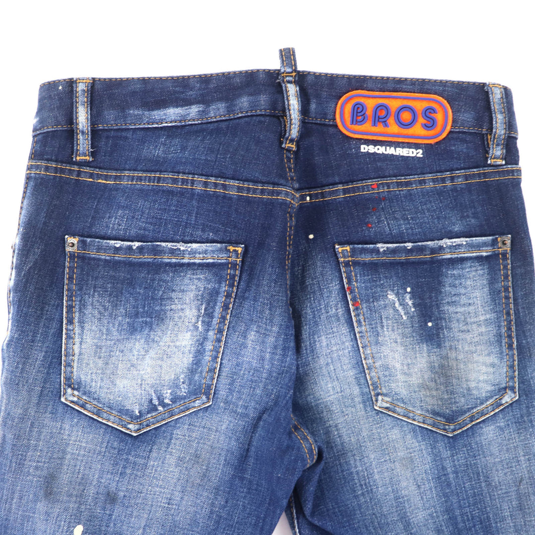 Great DSQUARED2 Denim pants Cool Girl Cropped Jean cotton Women 36 S75LB0465