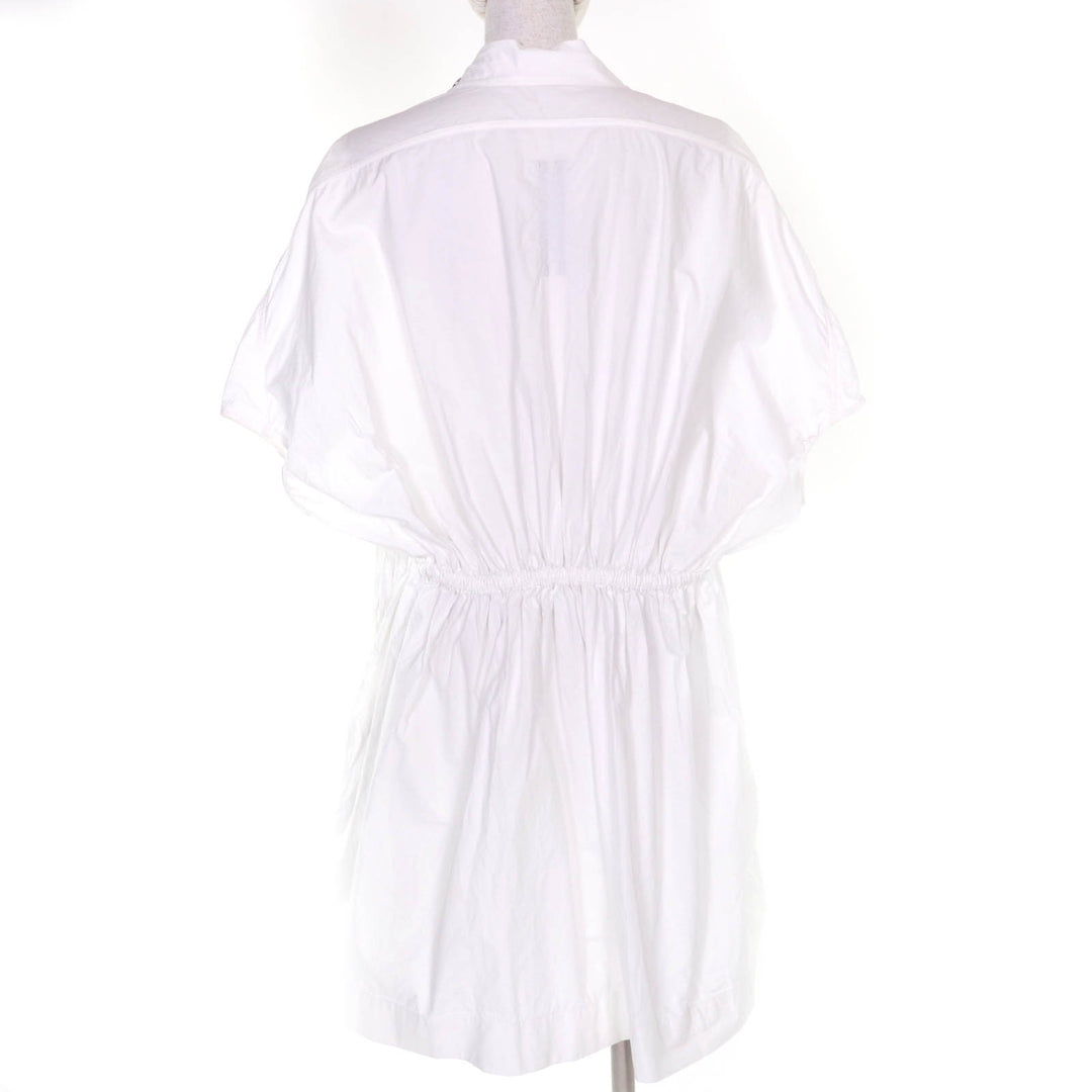 Great Rick Owens one piece SAIL MINI DRESS white cotton Women S RP20S1539