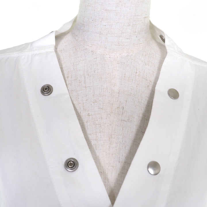 Great Rick Owens one piece SAIL MINI DRESS white cotton Women S RP20S1539