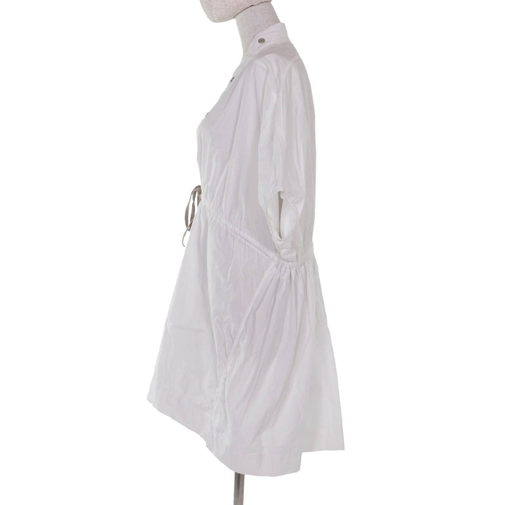 Great Rick Owens one piece SAIL MINI DRESS white cotton Women S RP20S1539