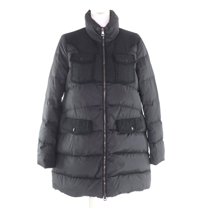 Great MONCLER down coat black Nylon Women 0