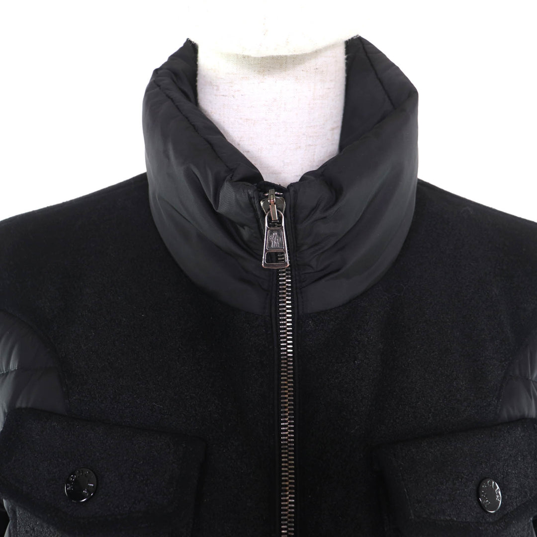 Great MONCLER down coat black Nylon Women 0