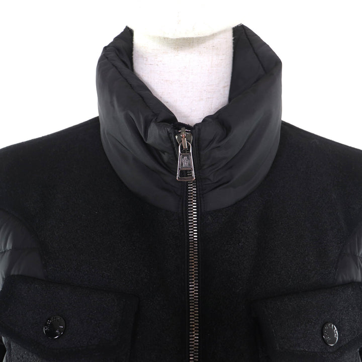 Great MONCLER down coat black Nylon Women 0