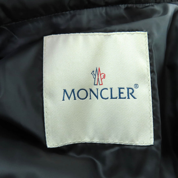Great MONCLER down coat black Nylon Women 0