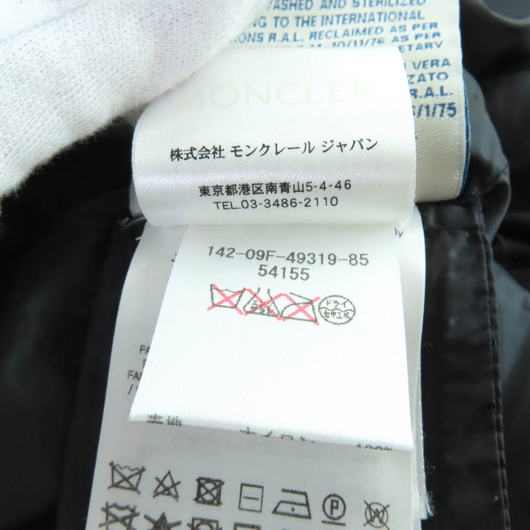 Great MONCLER down coat black Nylon Women 0