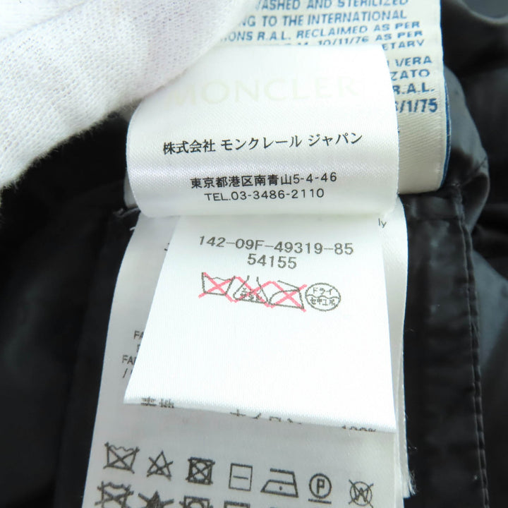 Great MONCLER down coat black Nylon Women 0