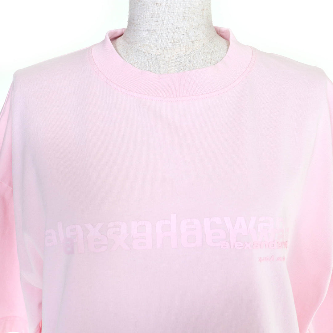 Great Alexander Wang Short sleeve T-shirt Logo oversize pink XS UCC3251847