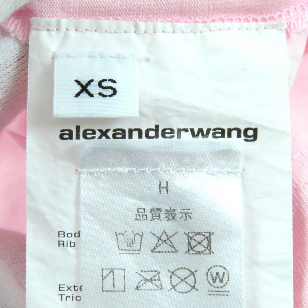 Great Alexander Wang Short sleeve T-shirt Logo oversize pink XS UCC3251847