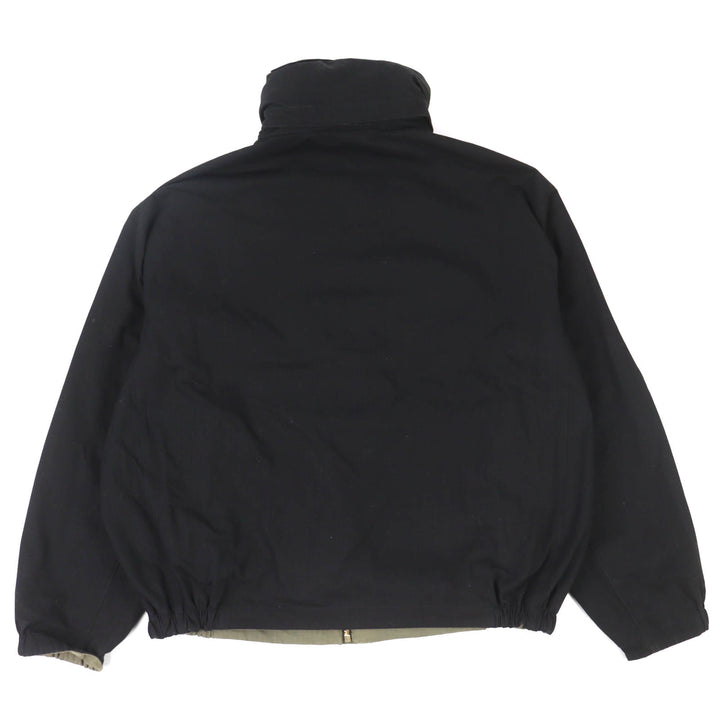 Very Good GUCCI Jacket Interlocking Web Stripe Reversible black 46 639277