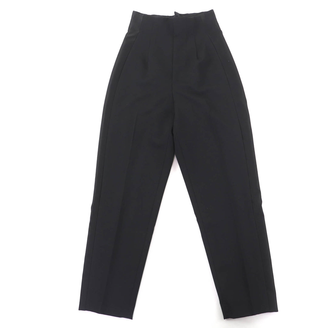 Excellent LOUIS VUITTON Pants black wool Women 34 RW212B