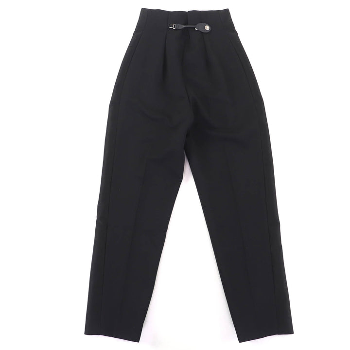 Excellent LOUIS VUITTON Pants black wool Women 34 RW212B