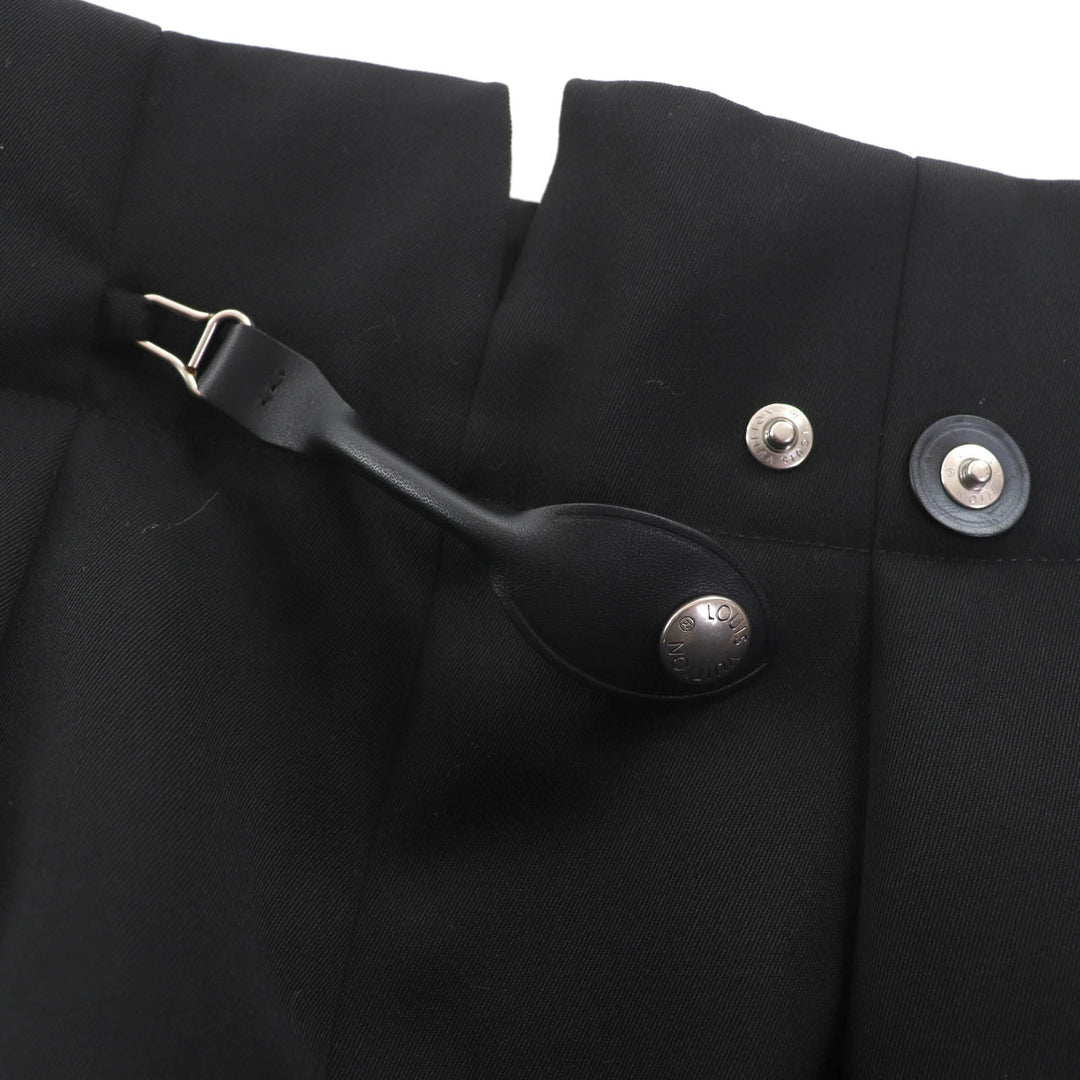 Excellent LOUIS VUITTON Pants black wool Women 34 RW212B