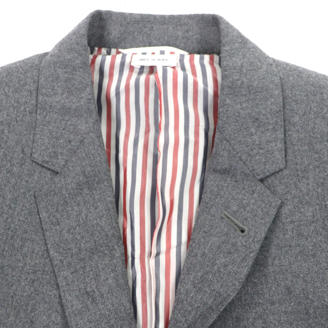 Excellent THOM BROWNE tailored jacket gray wool mens 3 MJC0C01G00021