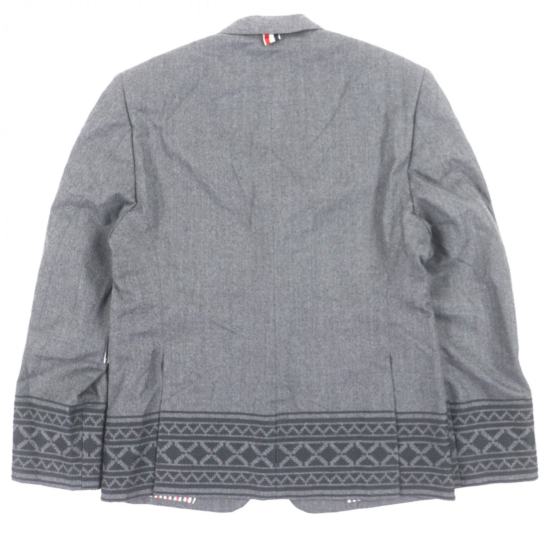 Excellent THOM BROWNE tailored jacket gray wool mens 3 MJC0C01G00021