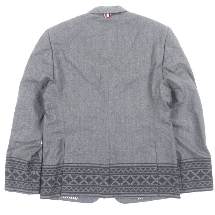 Excellent THOM BROWNE tailored jacket gray wool mens 3 MJC0C01G00021