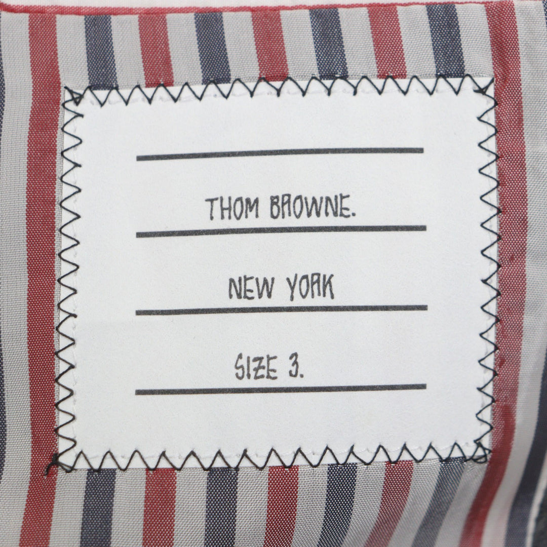 Excellent THOM BROWNE tailored jacket gray wool mens 3 MJC0C01G00021