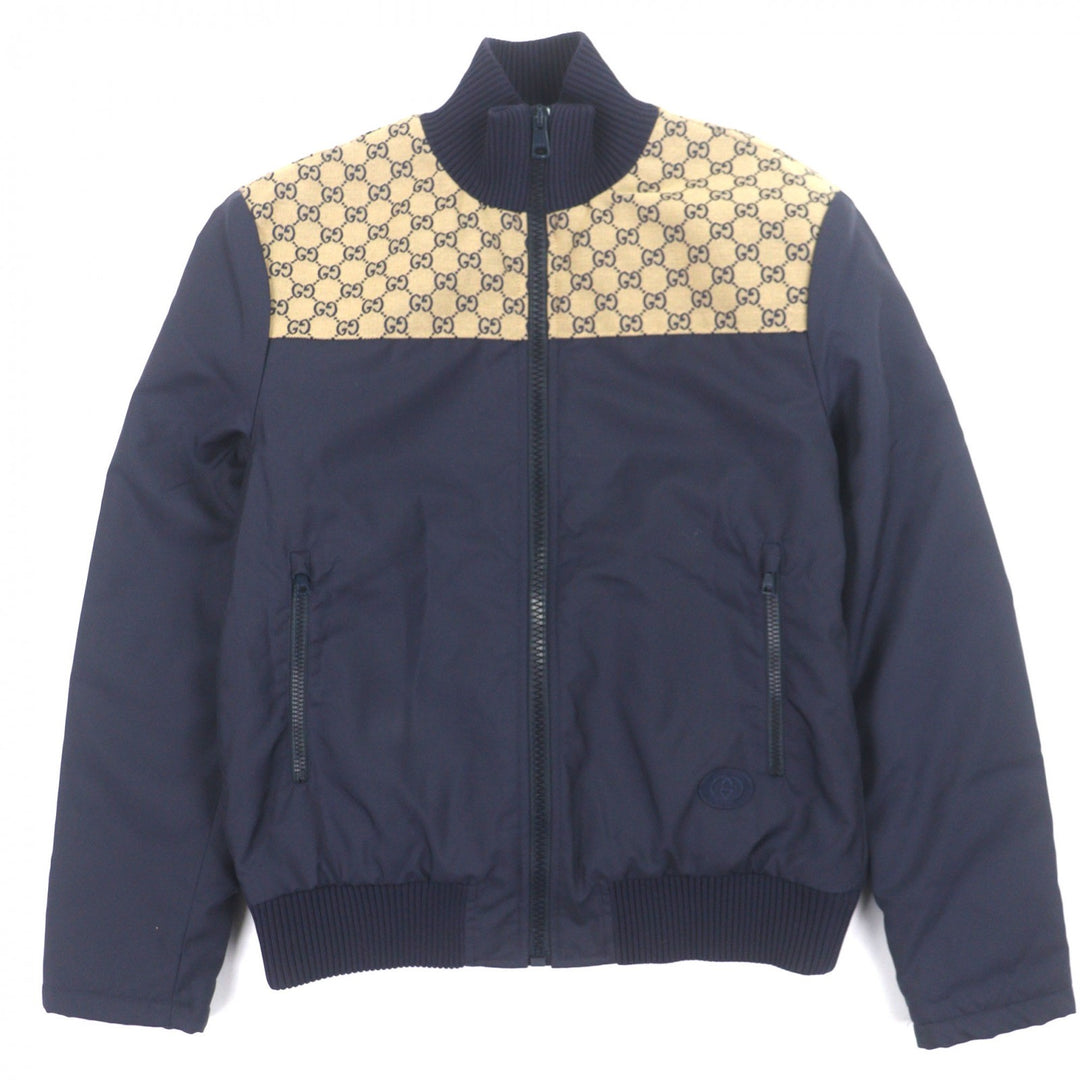 Great GUCCI Jacket Navy Nylon mens 50 770762