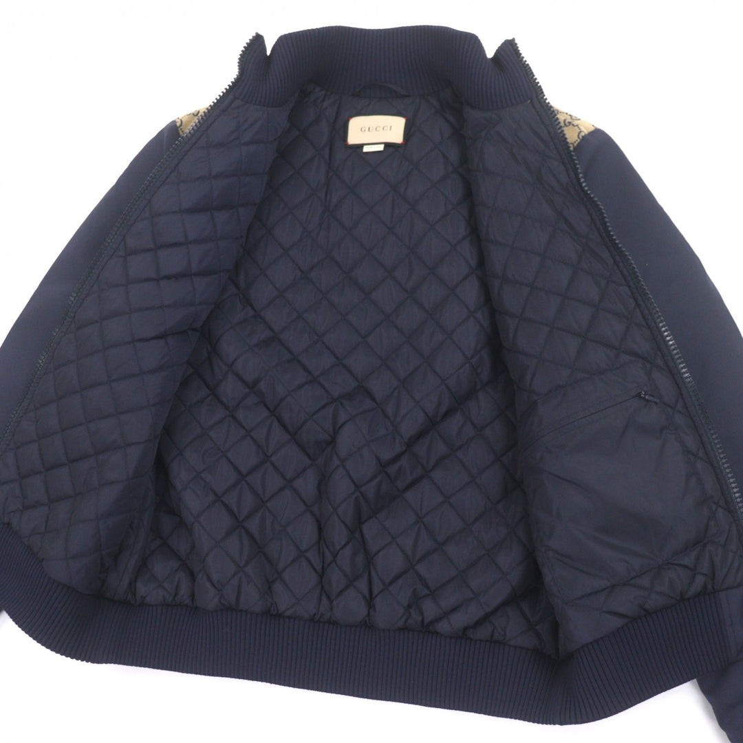 Great GUCCI Jacket Navy Nylon mens 50 770762