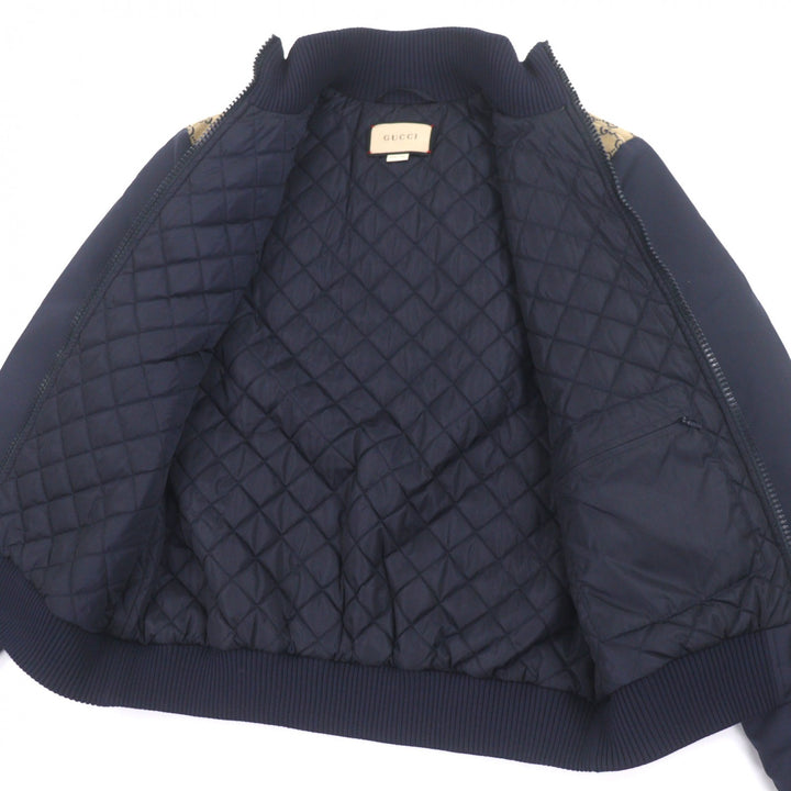 Great GUCCI Jacket Navy Nylon mens 50 770762