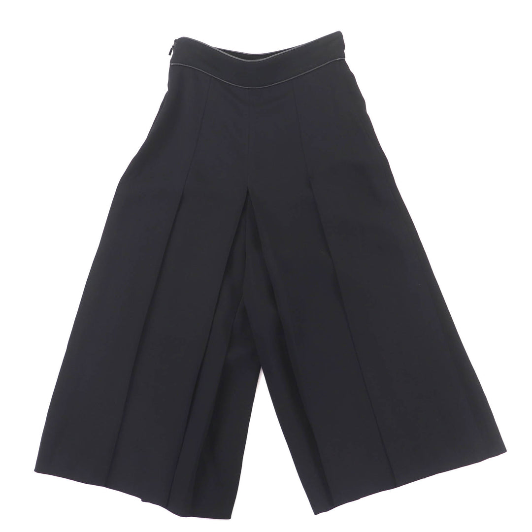Excellent GUCCI Pants black Rayon Women 36 596968