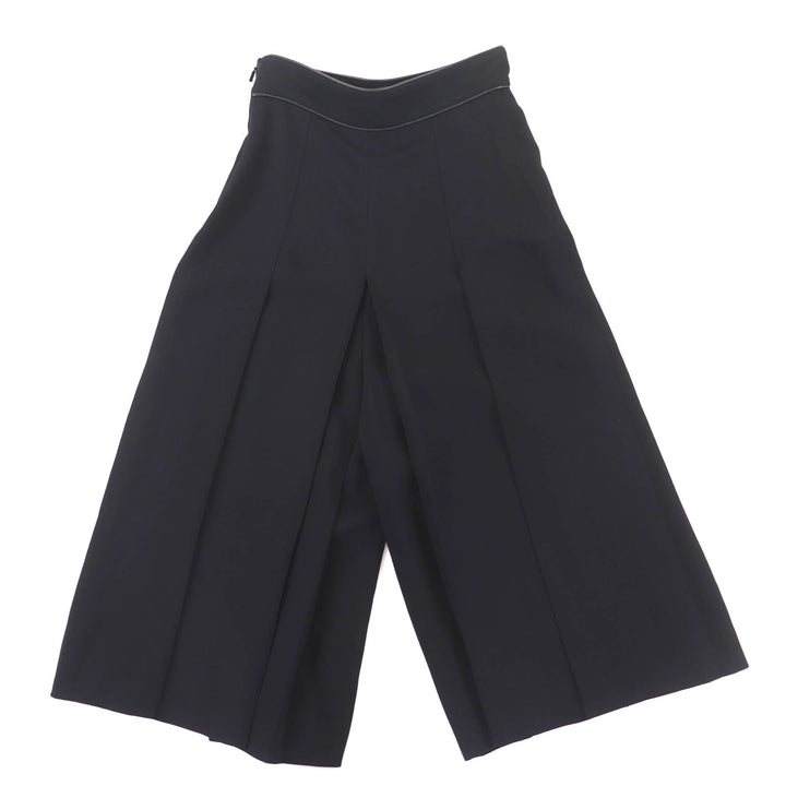 Excellent GUCCI Pants black Rayon Women 36 596968