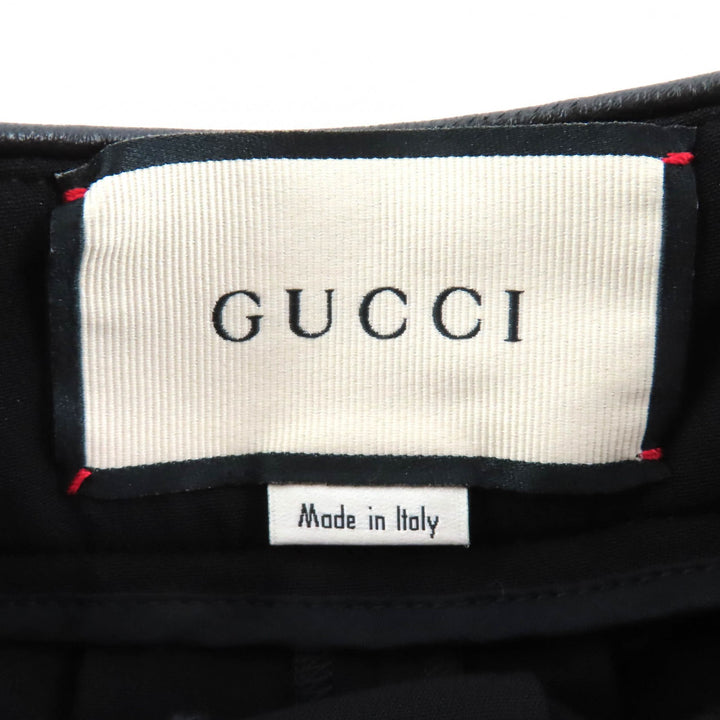Excellent GUCCI Pants black Rayon Women 36 596968