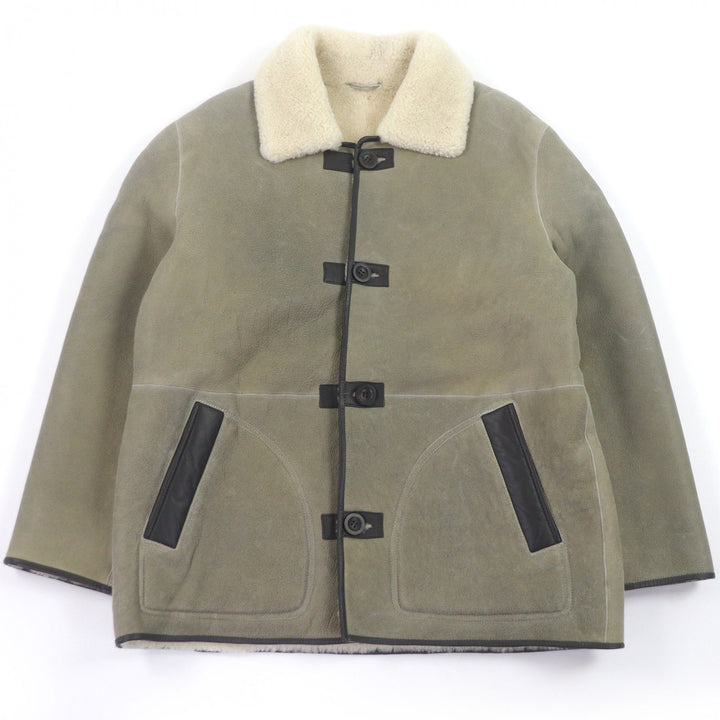 Excellent ARMA Mouton jacket ALINO Merino Curly Crispy Reversible Flight Jacket
