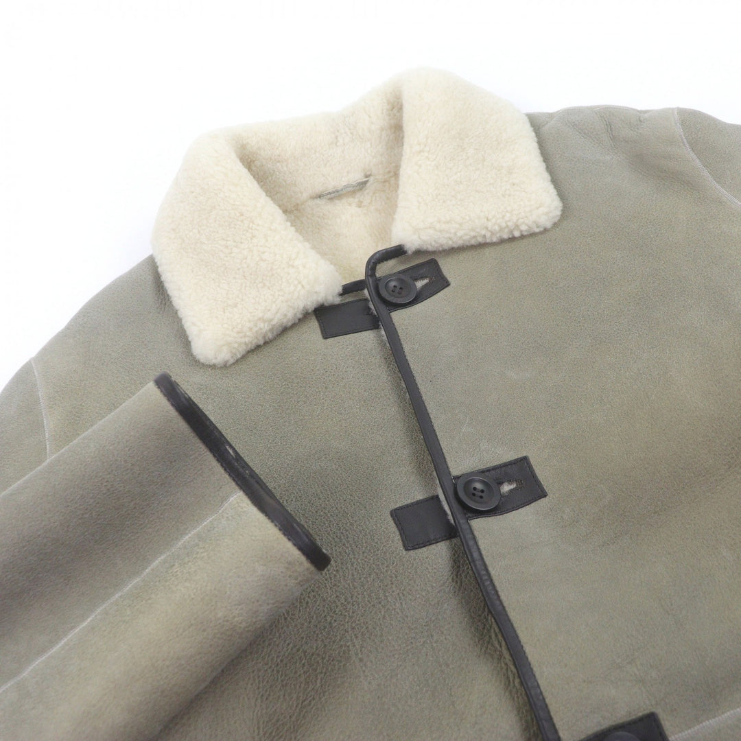 Excellent ARMA Mouton jacket ALINO Merino Curly Crispy Reversible Flight Jacket