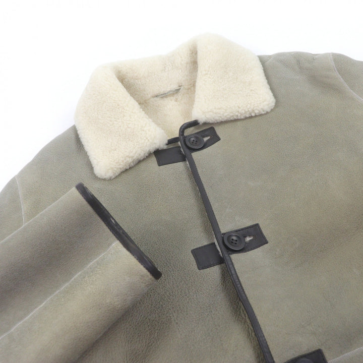 Excellent ARMA Mouton jacket ALINO Merino Curly Crispy Reversible Flight Jacket