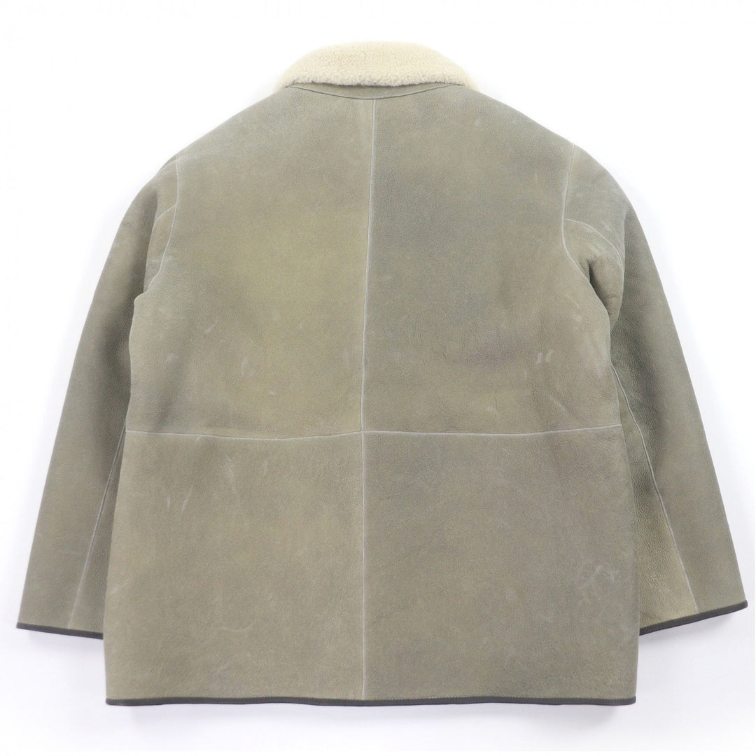 Excellent ARMA Mouton jacket ALINO Merino Curly Crispy Reversible Flight Jacket