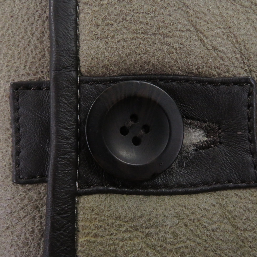 Excellent ARMA Mouton jacket ALINO Merino Curly Crispy Reversible Flight Jacket