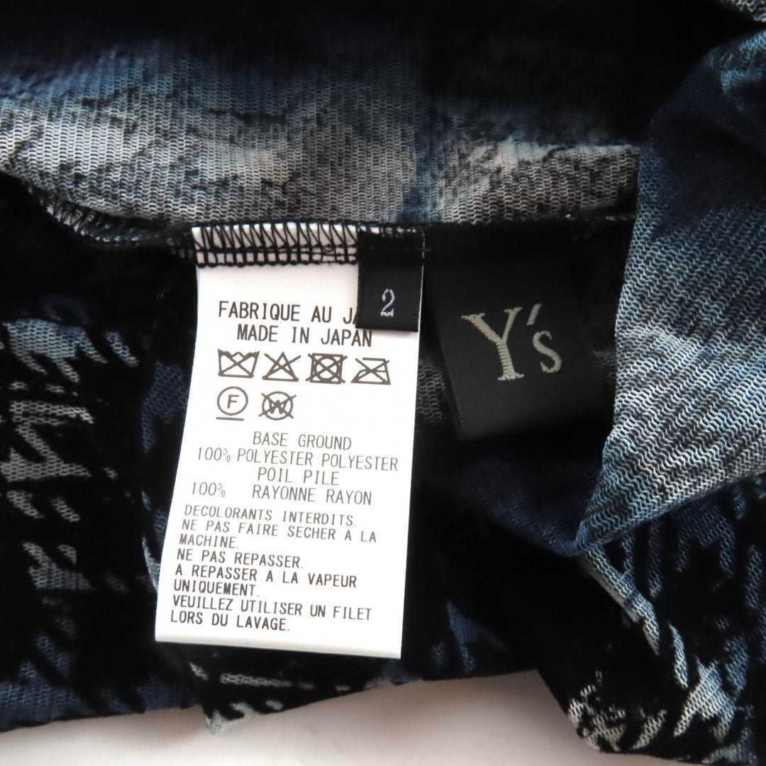 Excellent Y's tops Navy polyester Women 2 YM-T20-676