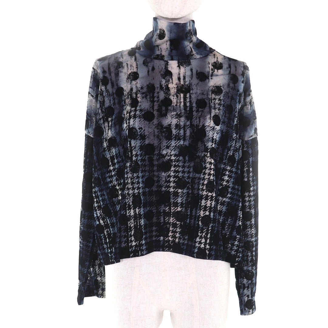 Excellent Y's T-shirt Navy polyester Women 2 YM-T20-676
