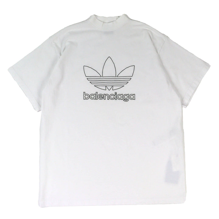Pristine BALENCIAGA×adidas T-shirt logo embroidery oversized 1 723976