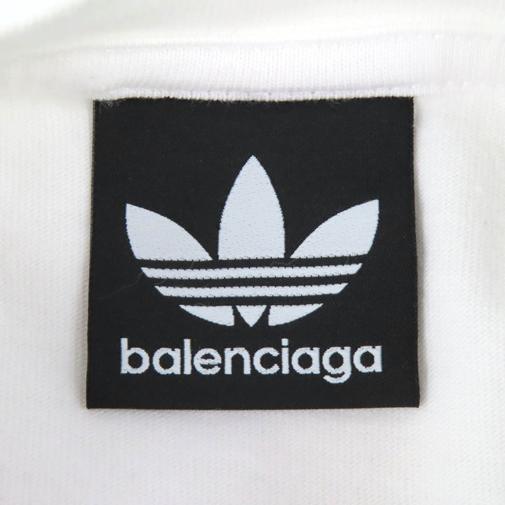 Pristine BALENCIAGA×adidas T-shirt logo embroidery oversized 1 723976