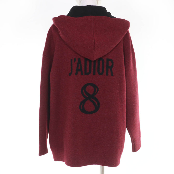 Excellent Christian Dior knit J’ADIR Red series cashmere Women 40 844S92AM009