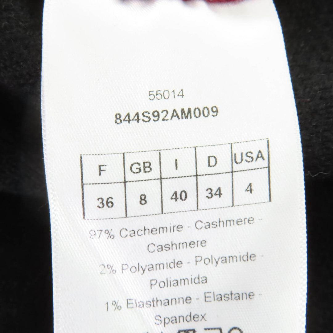 Excellent Christian Dior knit J’ADIR Red series cashmere Women 40 844S92AM009