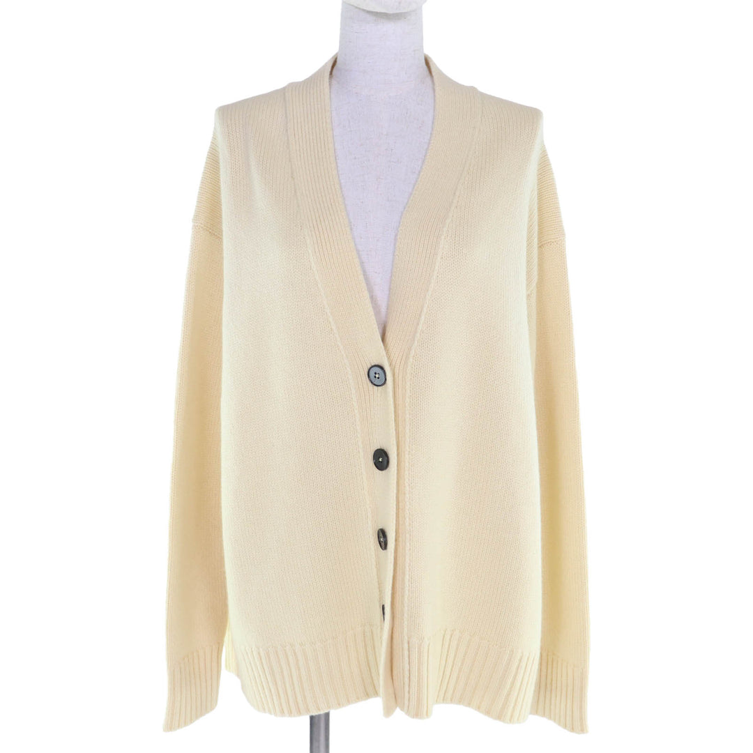 Excellent JIL SANDER cardigan yellow cashmere Women 34 JSCU752017