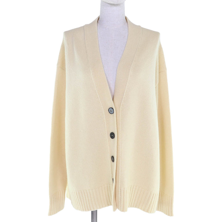 Excellent JIL SANDER cardigan yellow cashmere Women 34 JSCU752017