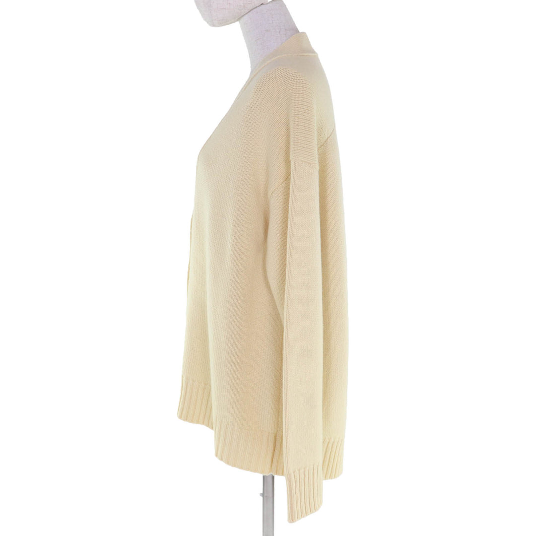 Excellent JIL SANDER cardigan yellow cashmere Women 34 JSCU752017